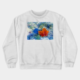 Icy Maple Leaf Crewneck Sweatshirt